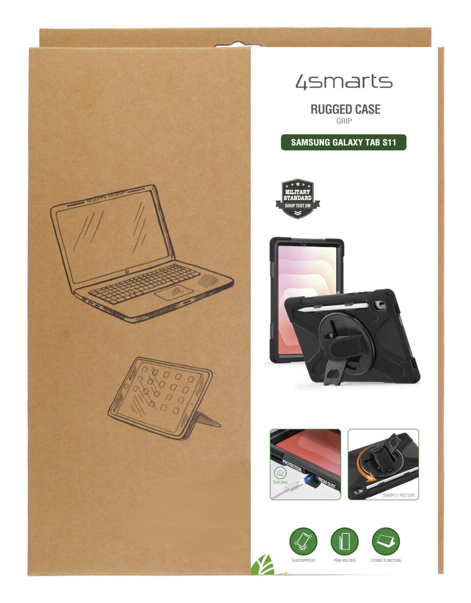 4smarts Rugged Funda Grip Para Samsung Galaxy Tab S11