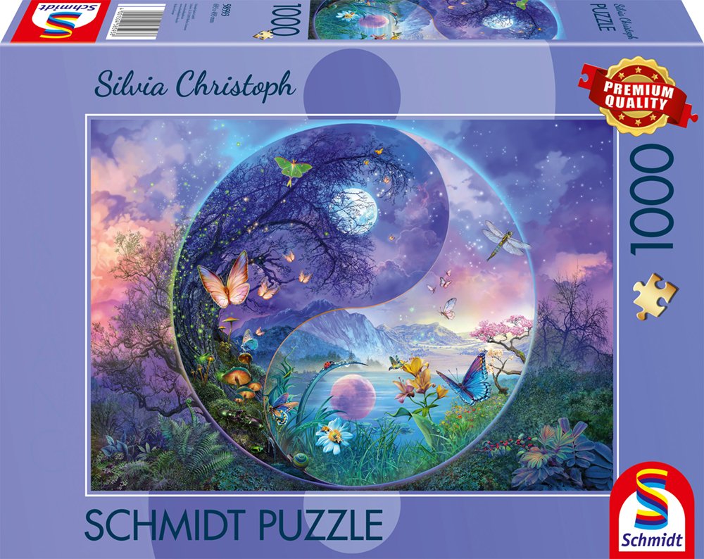 Schmidt Spiele Silvia Christoph: Yin & Yang Fantastische Insektenwelt (1000 Teile) 58593