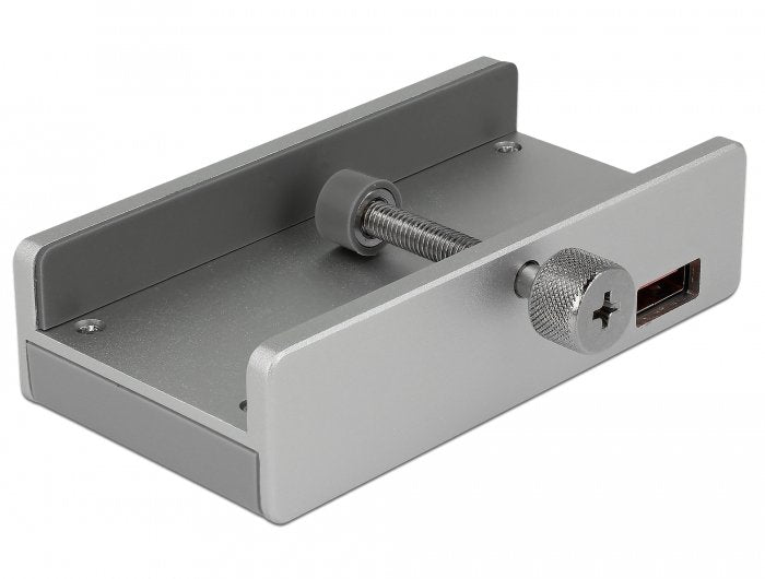 EAN 4043619640461 - DeLOCK 64046 hub de interfaz USB 3.2 Gen 1 (3.1 Gen 1) Type-A 5000 Mbit/s Plata imagen 2