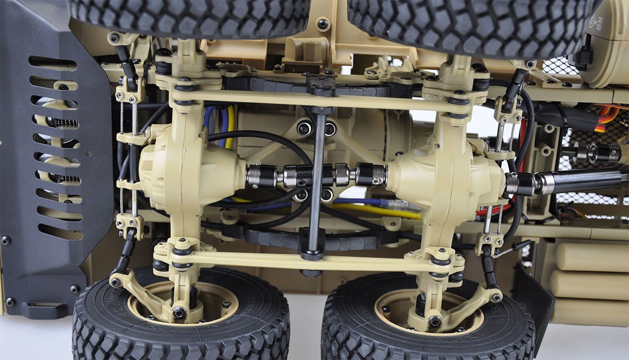 EAN 4260631426532 - Amewi 22436 modelo controlado por radio Camión militar Motor eléctrico 1:12 imagen 7