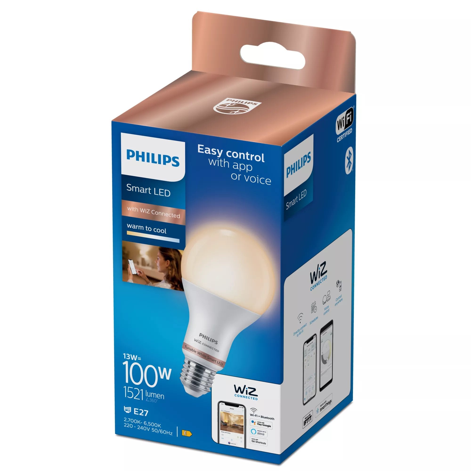 EAN 8719514372528 - Philips 8719514372528 iluminación inteligente Bombilla inteligente Wi-Fi/Bluetooth imagen 2