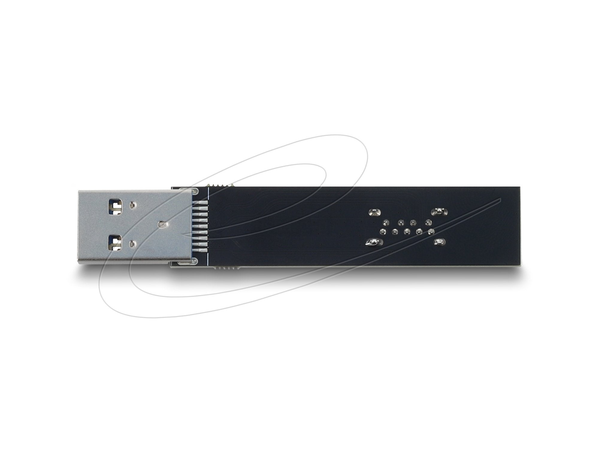 Delock Usb 10 Gbps Adapter Usb Typ-A Buchse Zu Stecker Gedreht 90° Unten