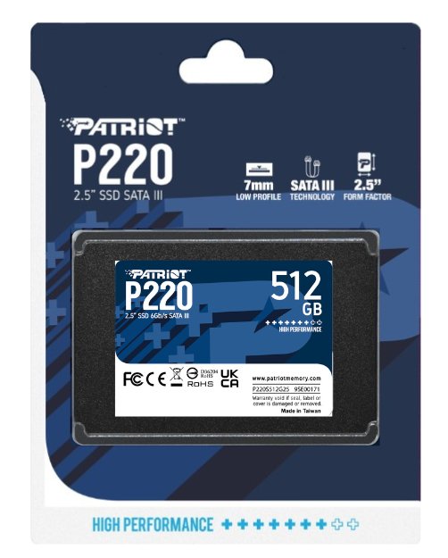 EAN 4711378422351 - Patriot Memory P220 512GB 2.5" Serial ATA III imagen 5