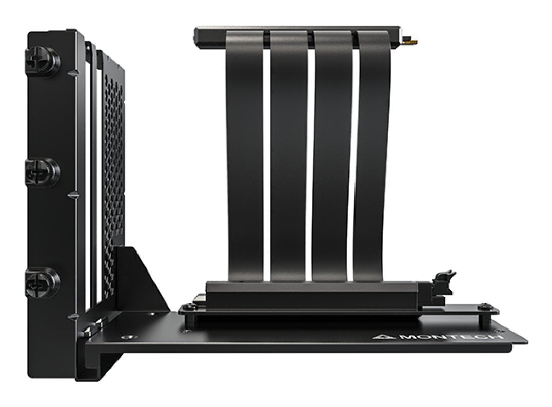 Montech Kit De Montaje Vertical De Gpu, Cable Vertical Pcie 4.0 Negro, 20 Cm Vertical Gpu Mounting Kit (B)