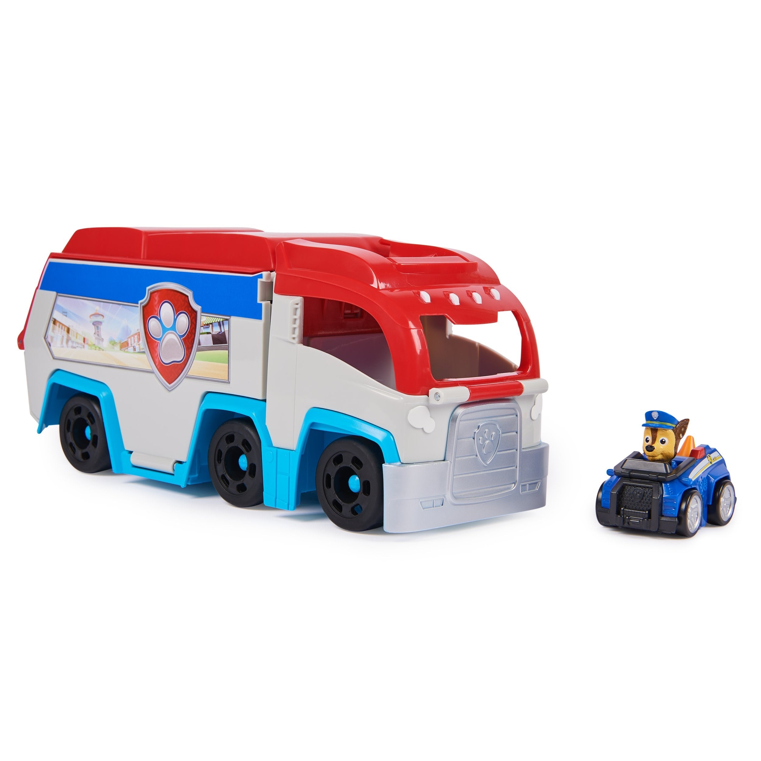 Spin Master Paw Patrol - Patrullero Del Escuadrón De Cachorros Con Coche De Juguete Chase 6071544