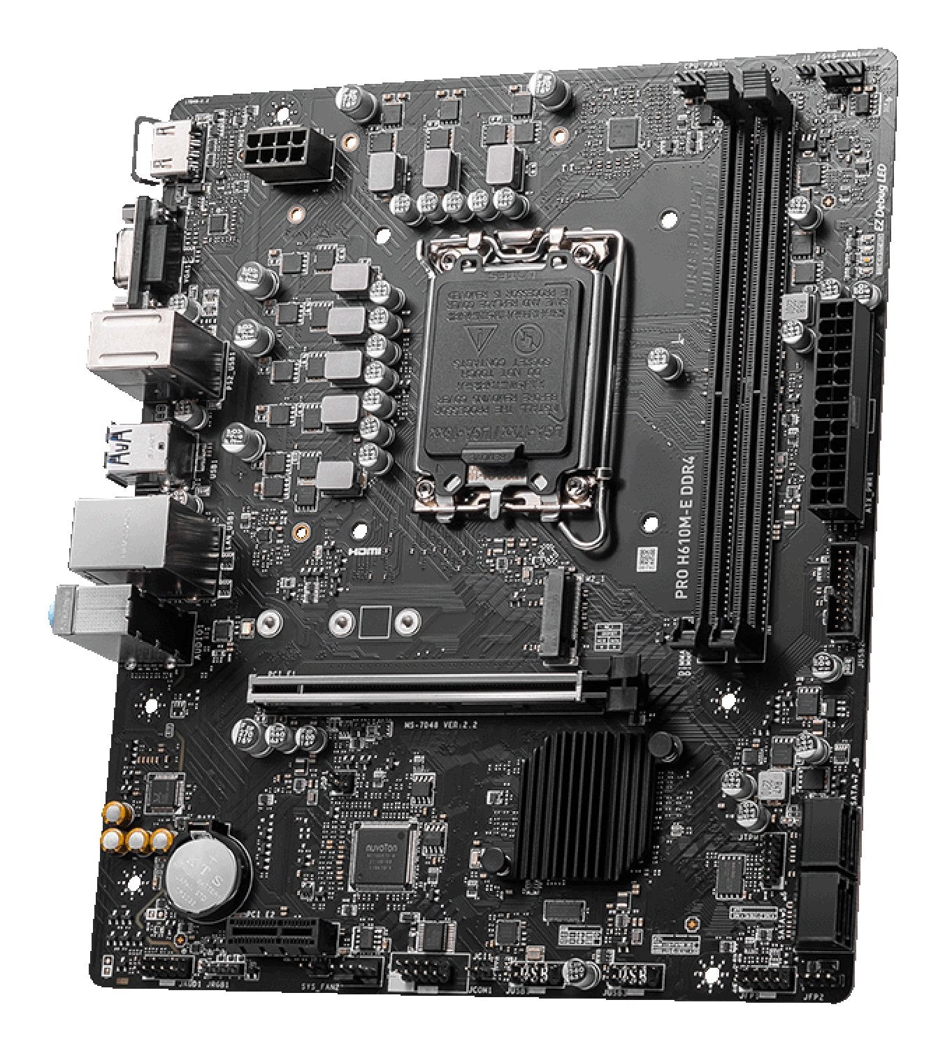 EAN 4711377002660 - MSI PRO H610M-E DDR4 placa base Intel H610 LGA 1700 micro ATX imagen 3