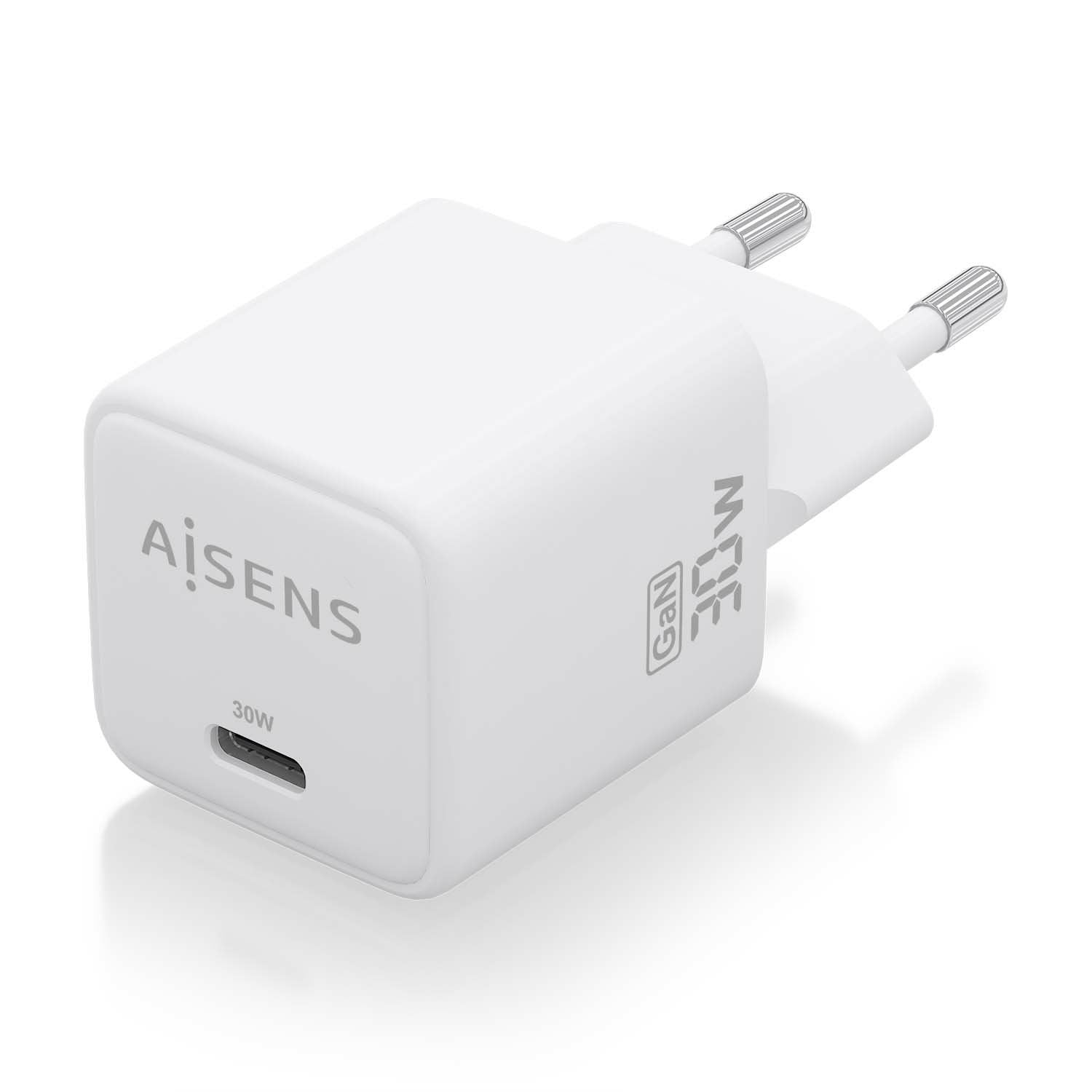 EAN 8435739901267 - AISENS ASCH-30W1P035-W cargador de dispositivo móvil Universal Corriente alterna Carga rápida Interior imagen 2