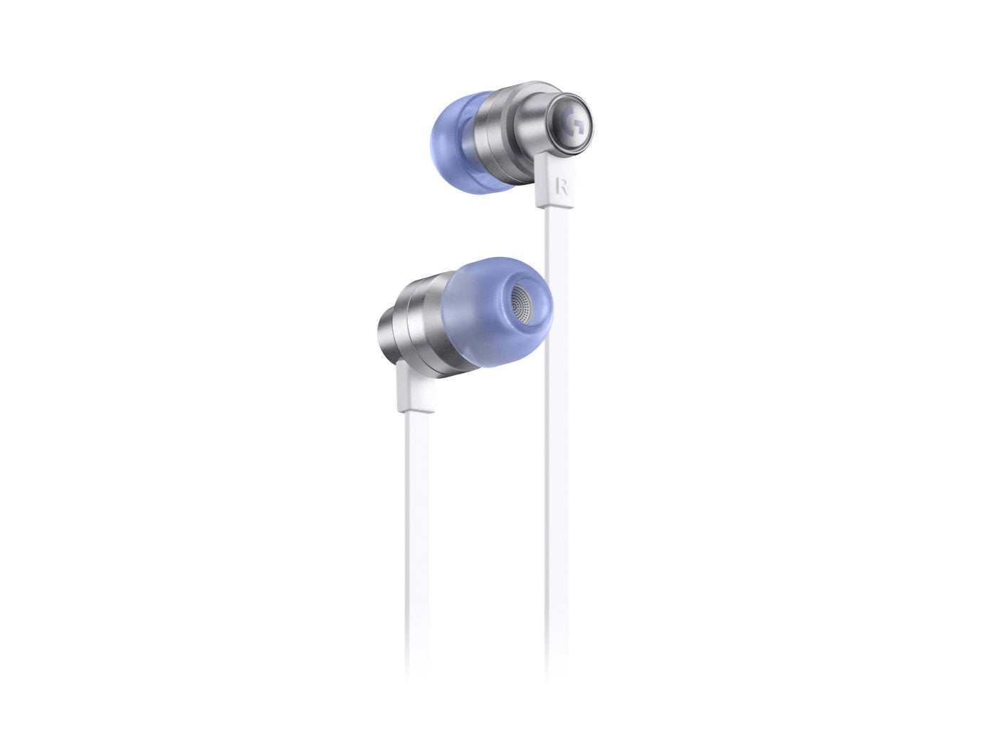 Logitech G333 Auriculares Gaming In-Ear Con Microfono - Adaptador Usb-C - Multiplataforma - Altavoces Dinamicos - Jack 3.5mm - Color Blanco/Violeta
