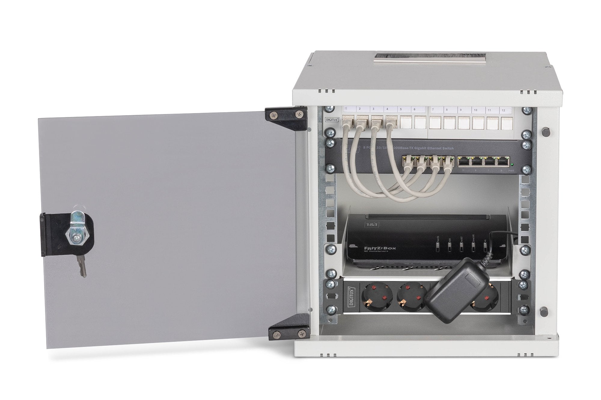 EAN 4016032499404 - Digitus DN-49100-SET armario rack Bastidor de pared Gris imagen 3