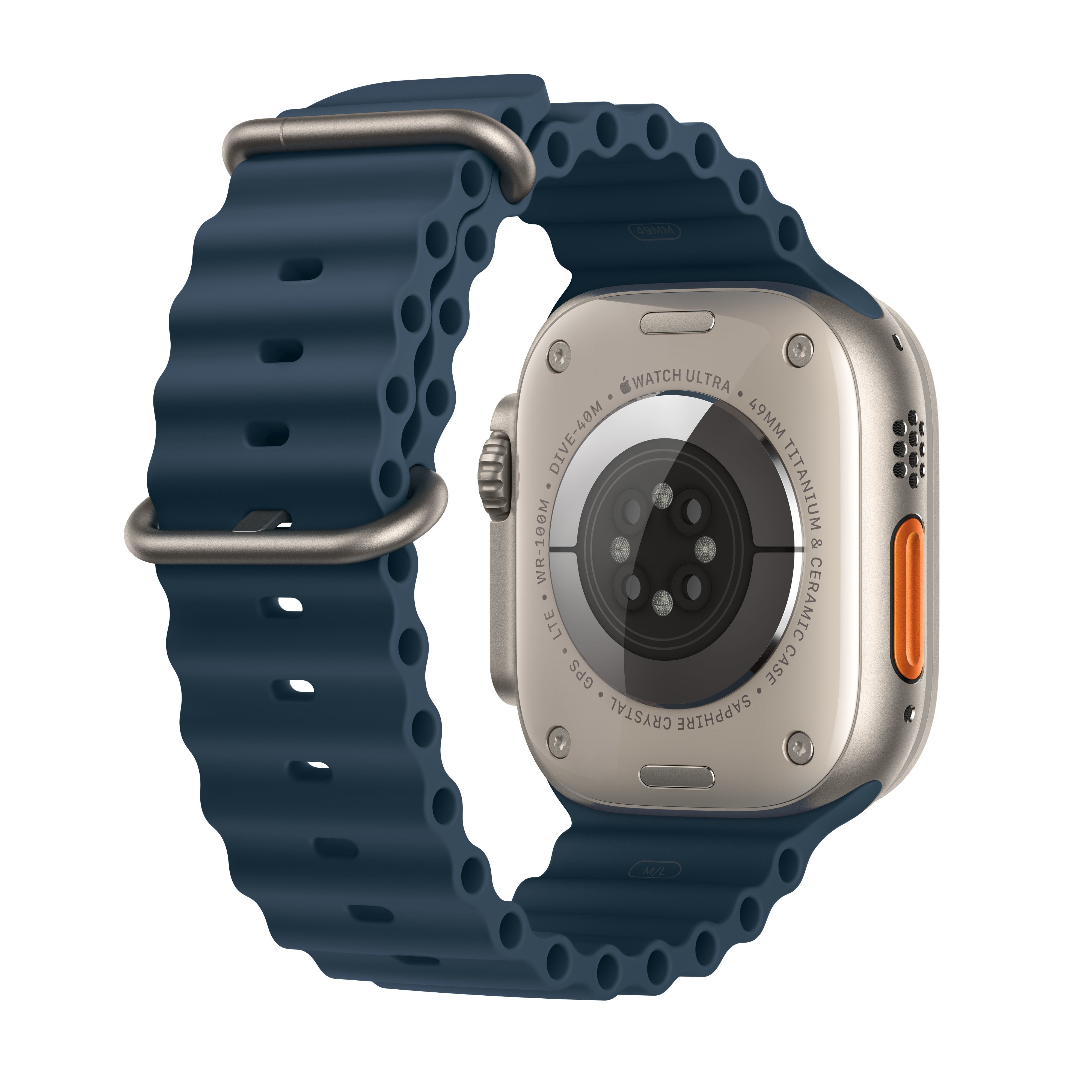 Apple Watch Ultra 2 Gps Cellular 49mm Caja De Titanio Correa Ocean Azul