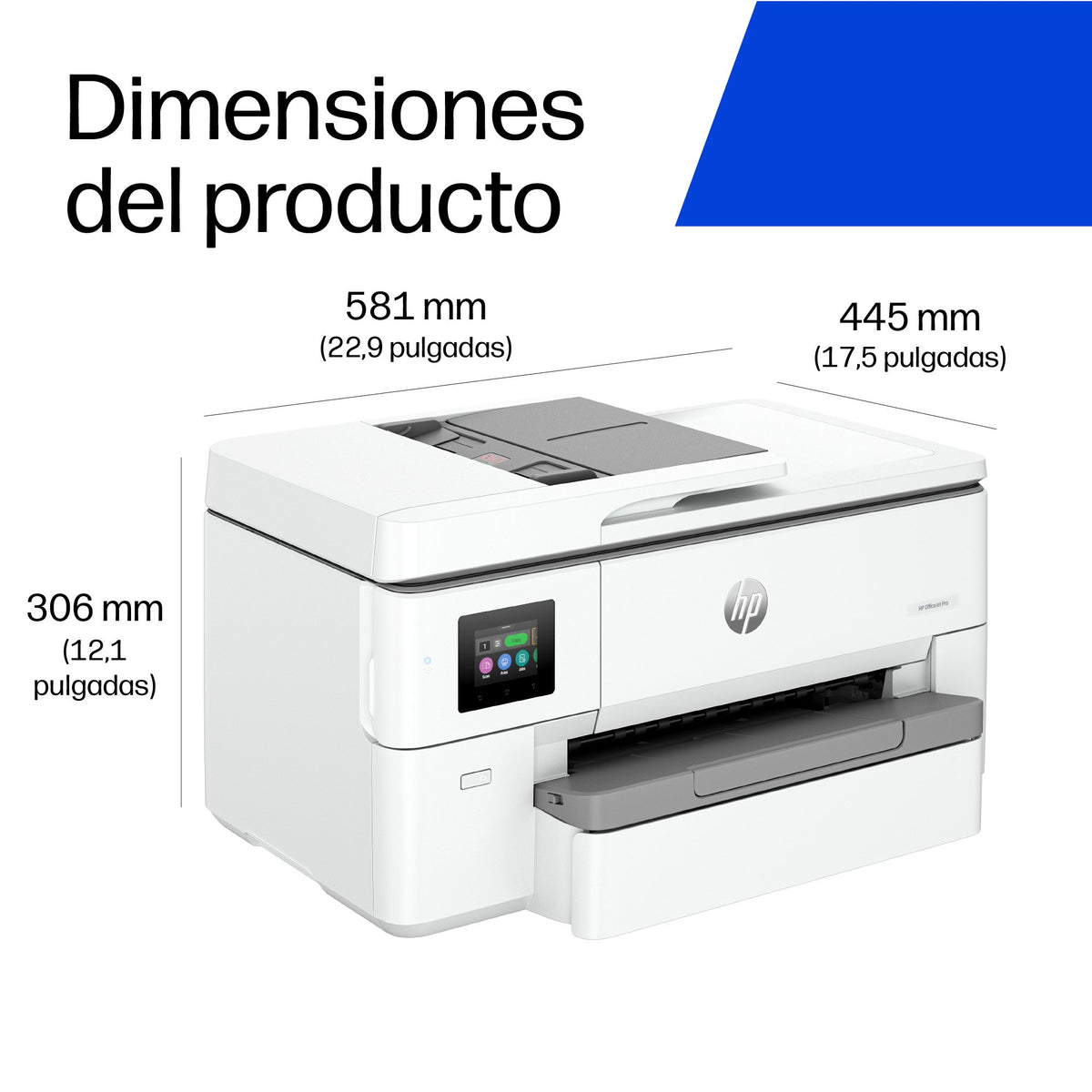 EAN 0196337488021 - HP OfficeJet Pro 9720e WF AiO Printer Inyección de tinta térmica A3 4800 x 1200 DPI 22 ppm Wifi imagen 9