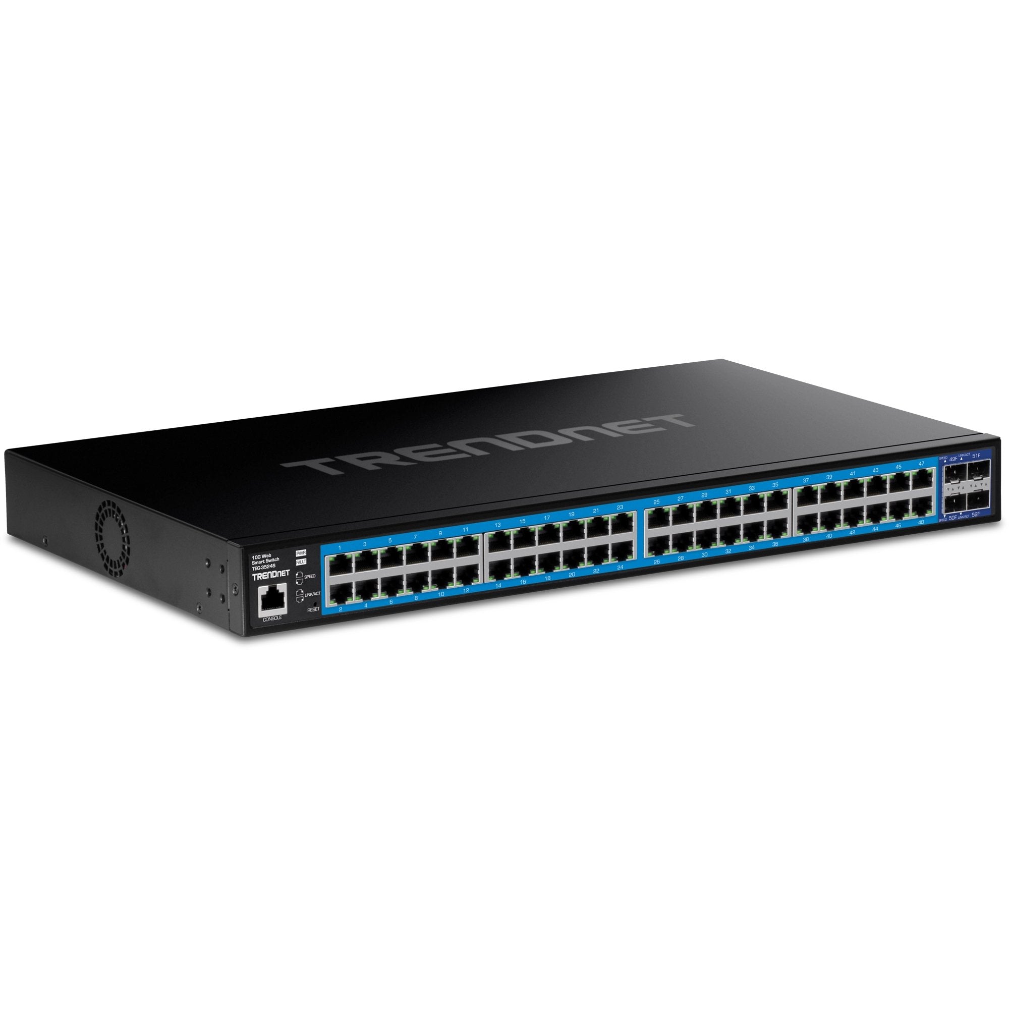 EAN 0710931140934 - Trendnet TEG-3524S switch Gestionado Gigabit Ethernet (10/100/1000) Negro imagen 1