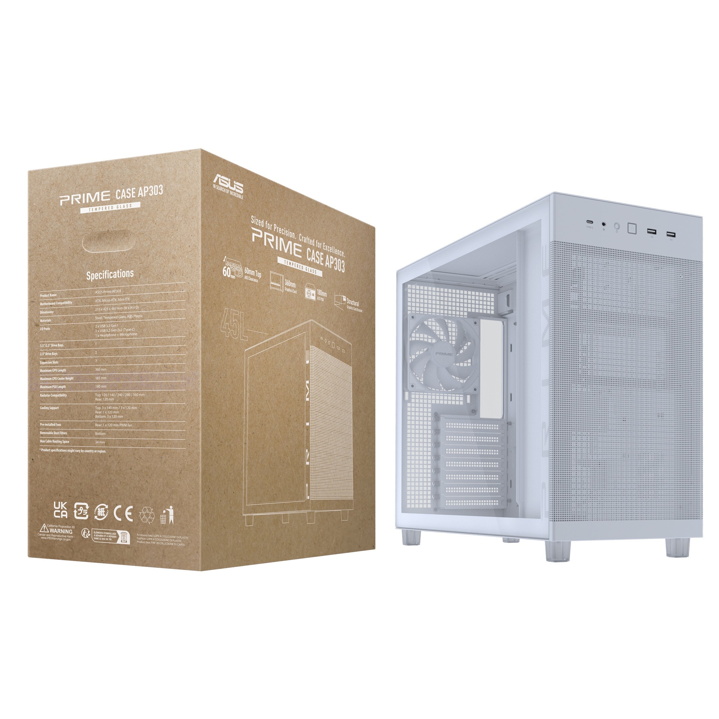 EAN 4711636165167 - ASUS PRIME AP303 TG White Blanco imagen 15