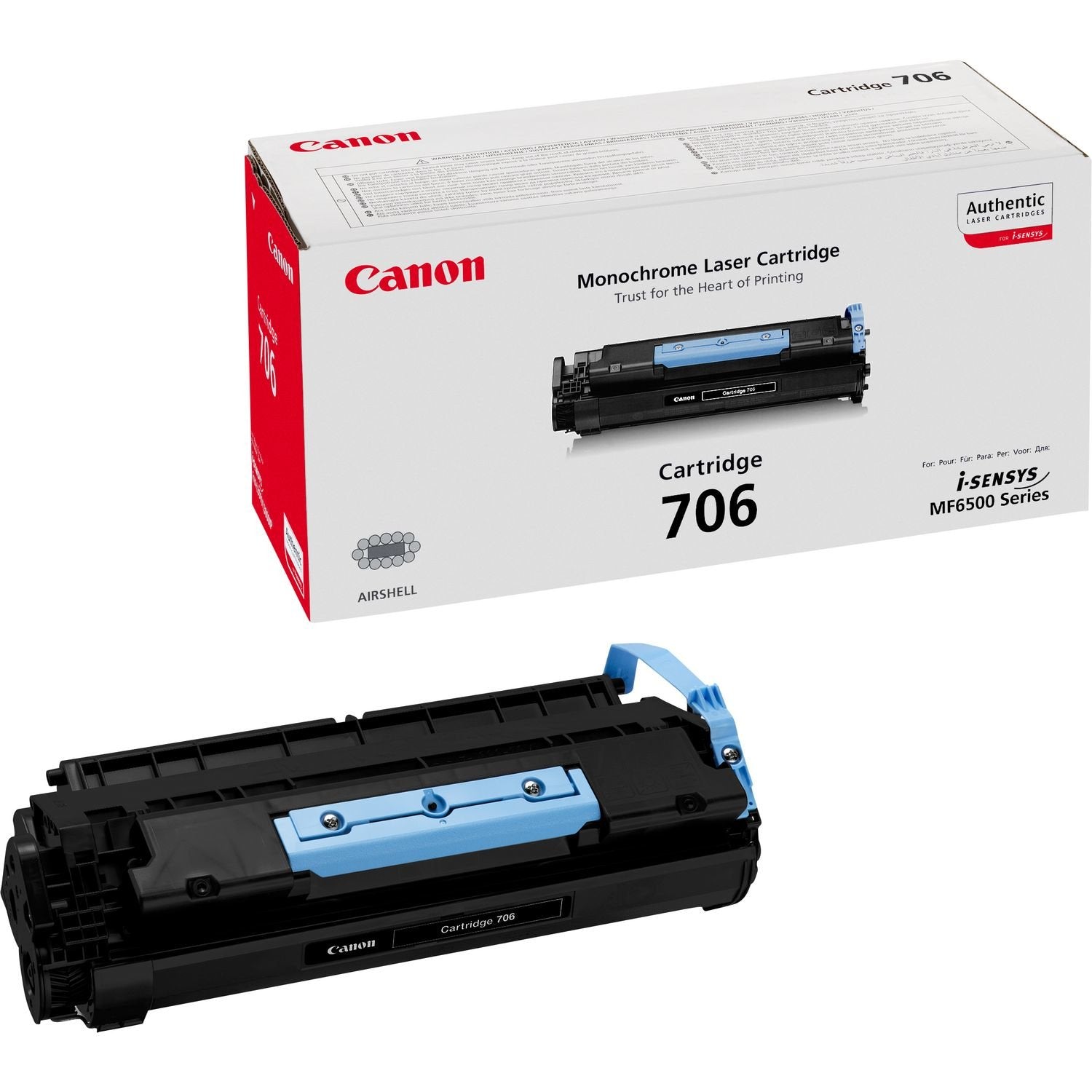 EAN 4960999296944 - Canon 706 cartucho de tóner 1 pieza(s) Original Negro imagen 1
