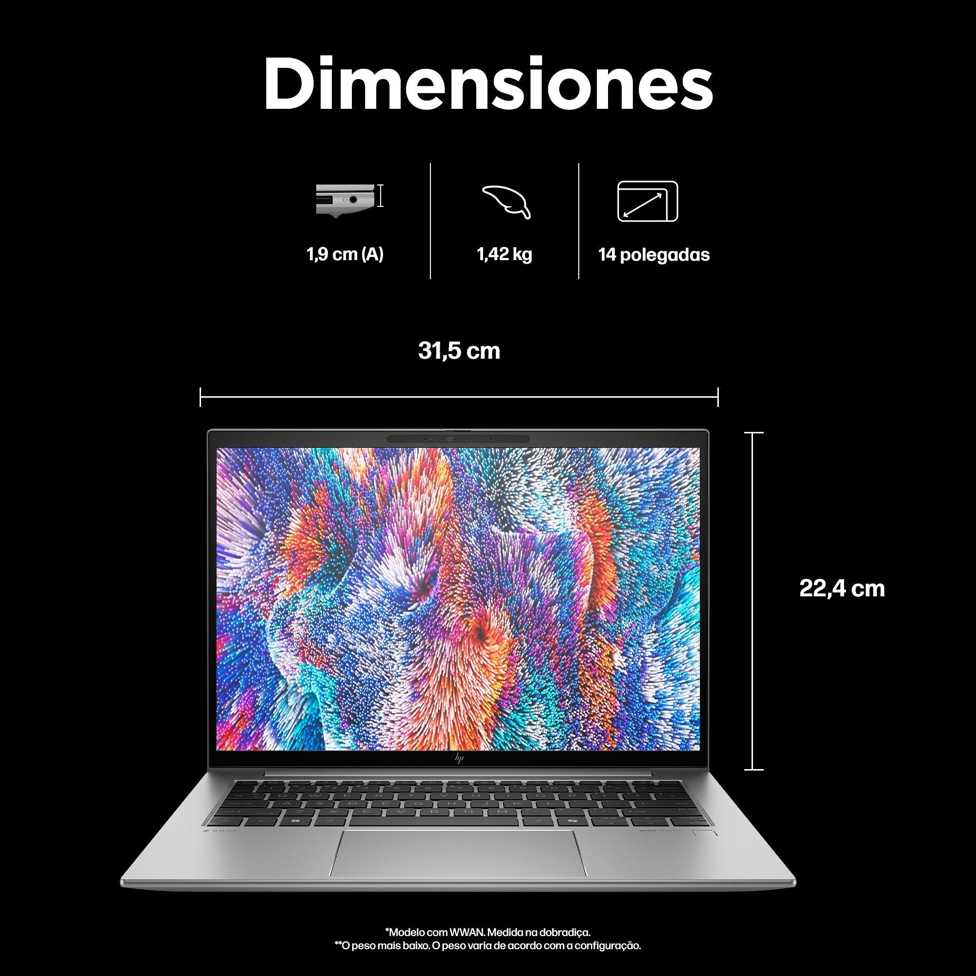 Portátil Workstation Hp Zb Ff G11a R7-8840hs 16 512 W11p