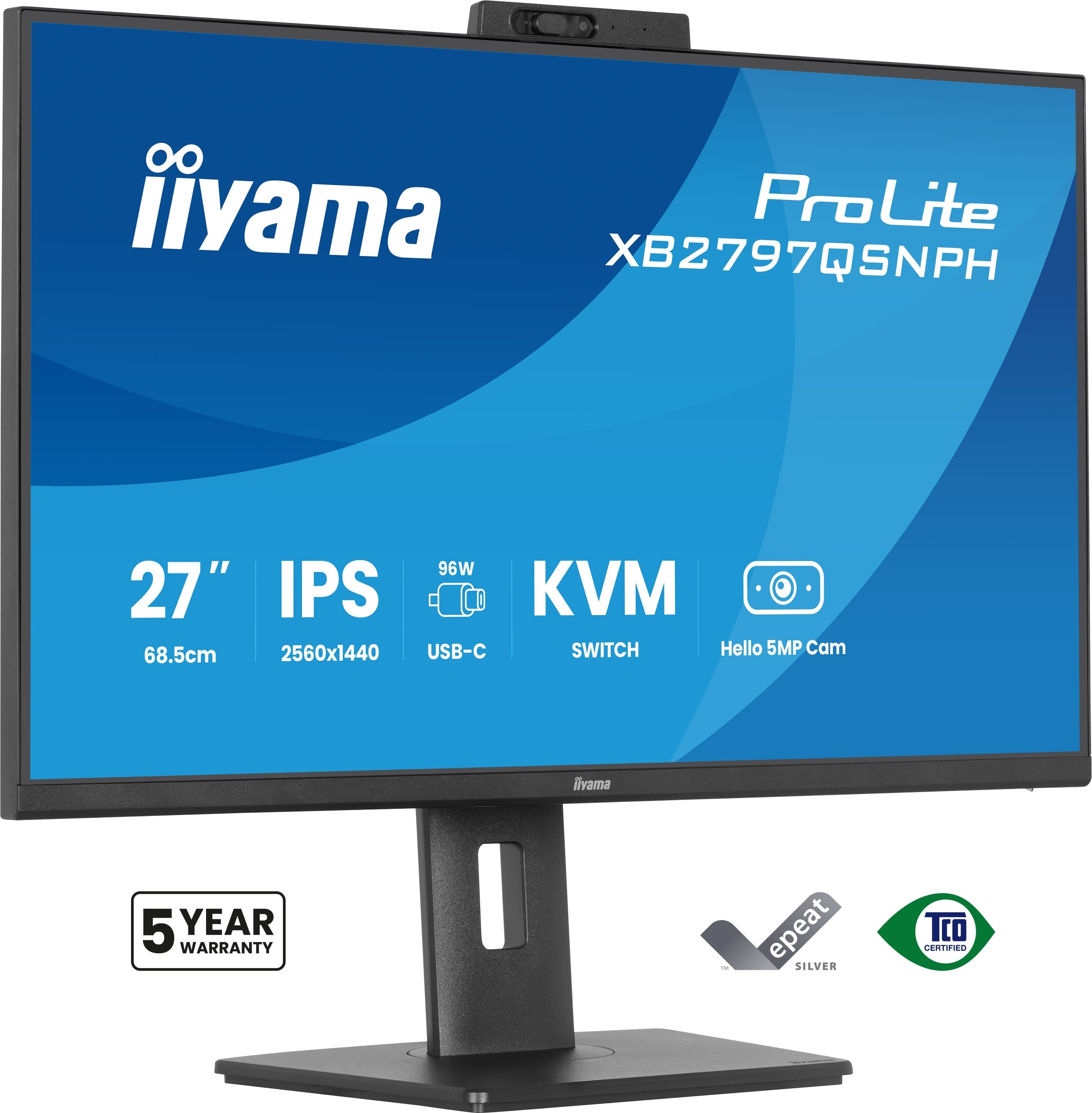 EAN 4948570125975 - iiyama ProLite XB2797QSNPH-B1 pantalla para PC 68,6 cm (27") 2560 x 1440 Pixeles Quad HD LED Negro imagen 1