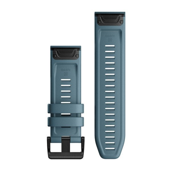 Correa De Repuesto Garmin Quickfit 26mm Silicona Azul Gris Pizarra