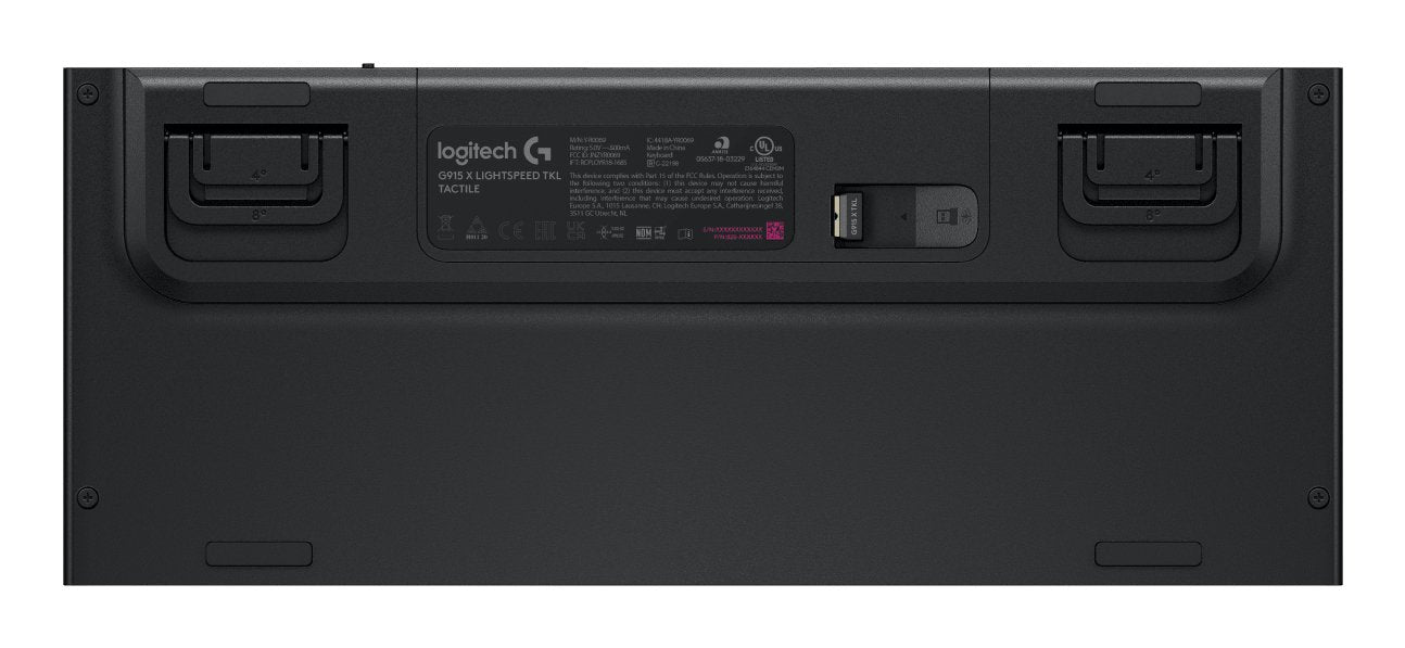 EAN 5099206121706 - Logitech G G915 X LIGHTSPEED teclado Juego USB + RF Wireless + Bluetooth QWERTZ Alemán Negro imagen 5
