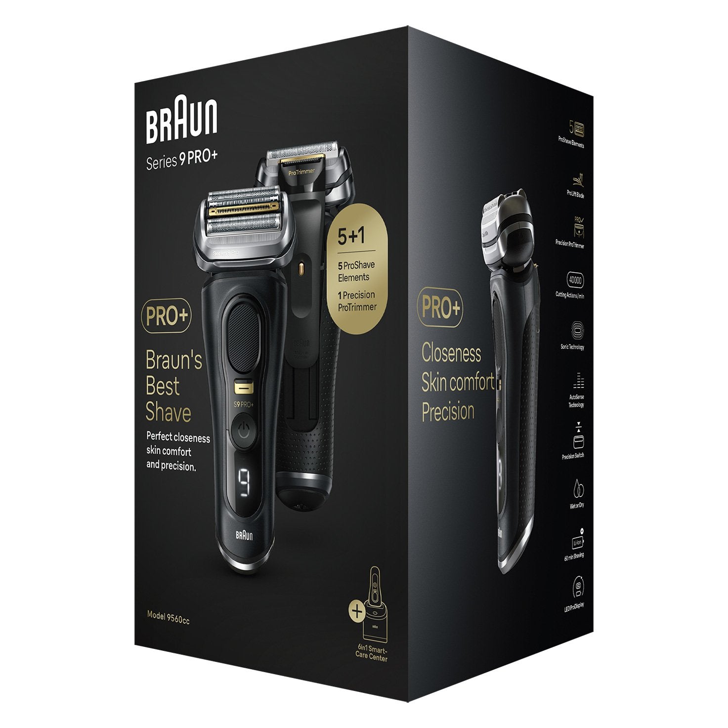 EAN 7500435218214 - Braun Series 9 Pro+ 9560cc Recortadora Negro imagen 2