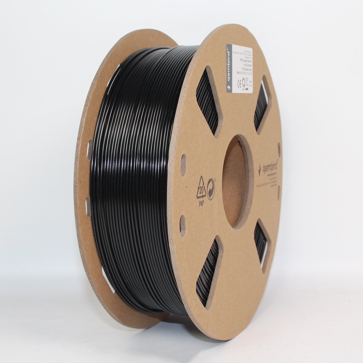 EAN 8716309090612 - Gembird 3DP-PETG1.75-01-BK material de impresión 3d Polietileno tereftalato glico (PETG) Negro 1,45 kg imagen 2