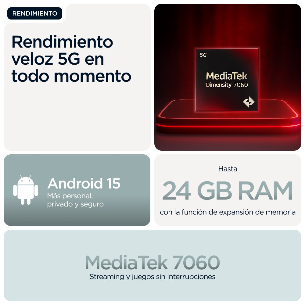 EAN 0840023299131 - Motorola moto g56 5G 17,1 cm (6.72") Ranura híbrida Dual SIM Android 15 USB Tipo C 8 GB 512 GB 5200 mAh G imagen 17