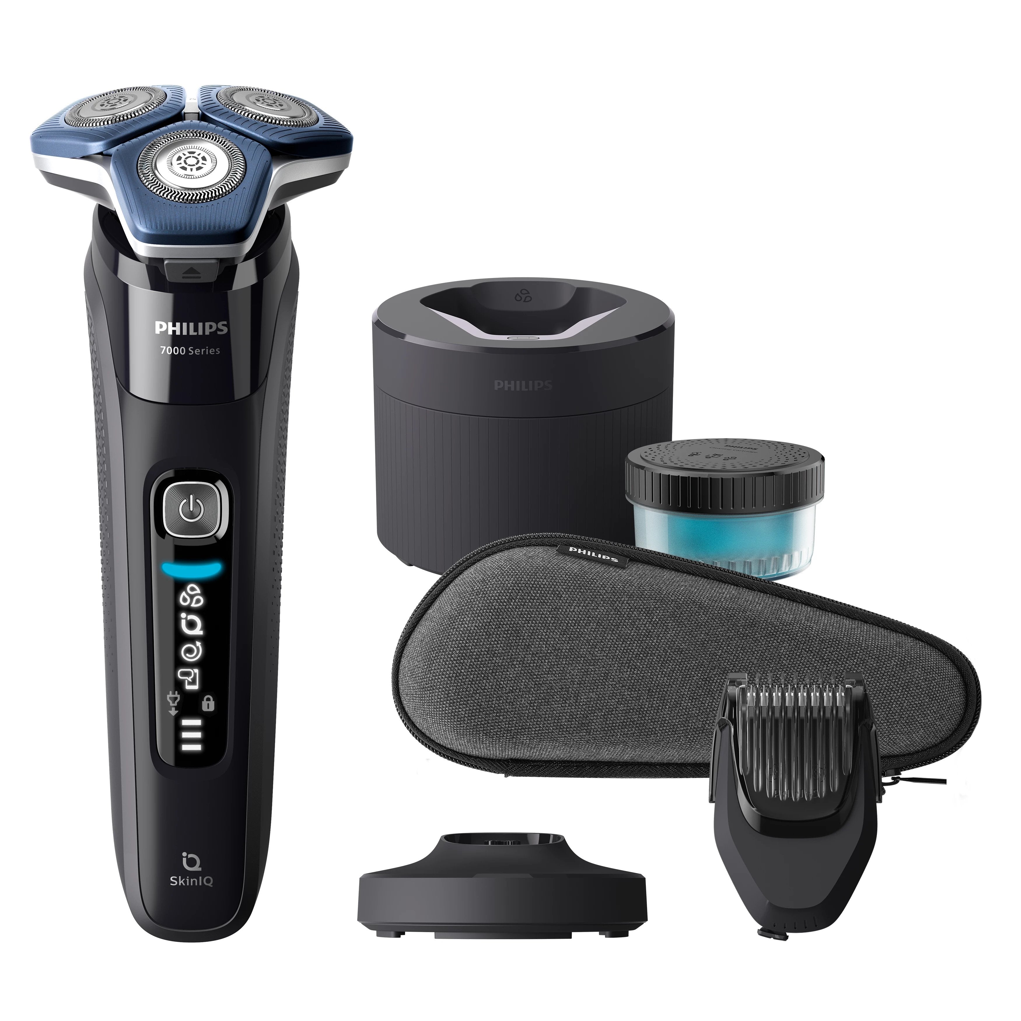 EAN 8720689010931 - Philips SHAVER Series 7000 S7886/58 afeitadora Máquina de afeitar de rotación Recortadora Negro imagen 1