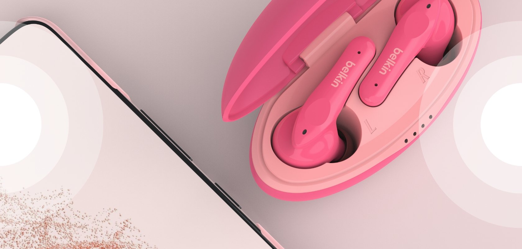 EAN 0745883841547 - Belkin Soundform Nano Auriculares Inalámbrico Dentro de oído Llamadas/Música MicroUSB Bluetooth Rosa imagen 9