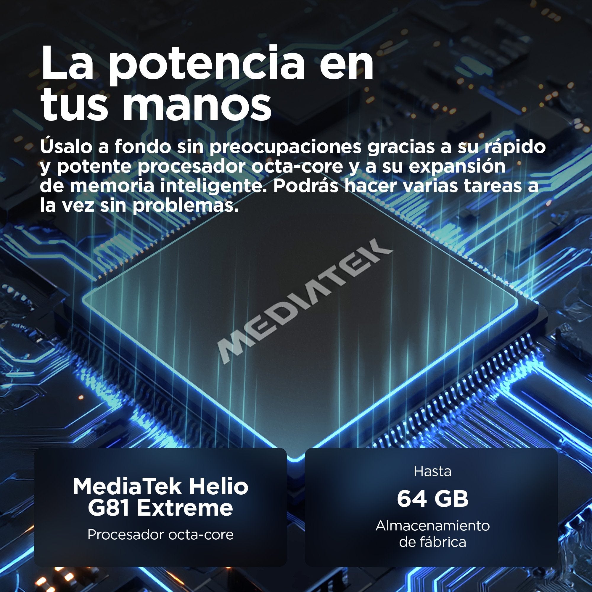 EAN 0840023281662 - Motorola moto e15 16,9 cm (6.67") SIM doble Android 14 Go edition 4G USB Tipo C 2 GB 64 GB 5200 mAh Azul imagen 8