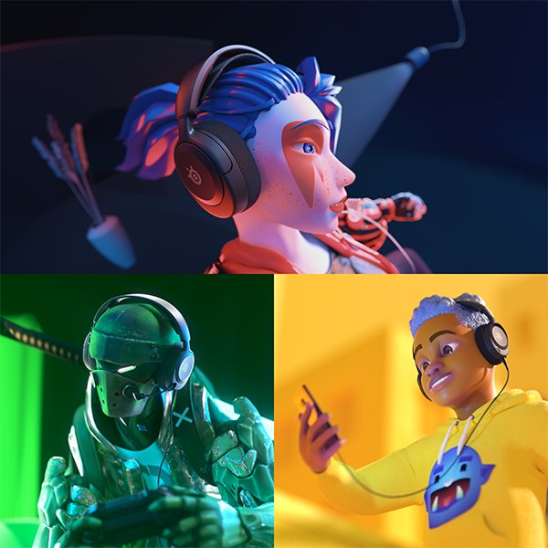 Steelseries Arctis Nova 1 Czarne