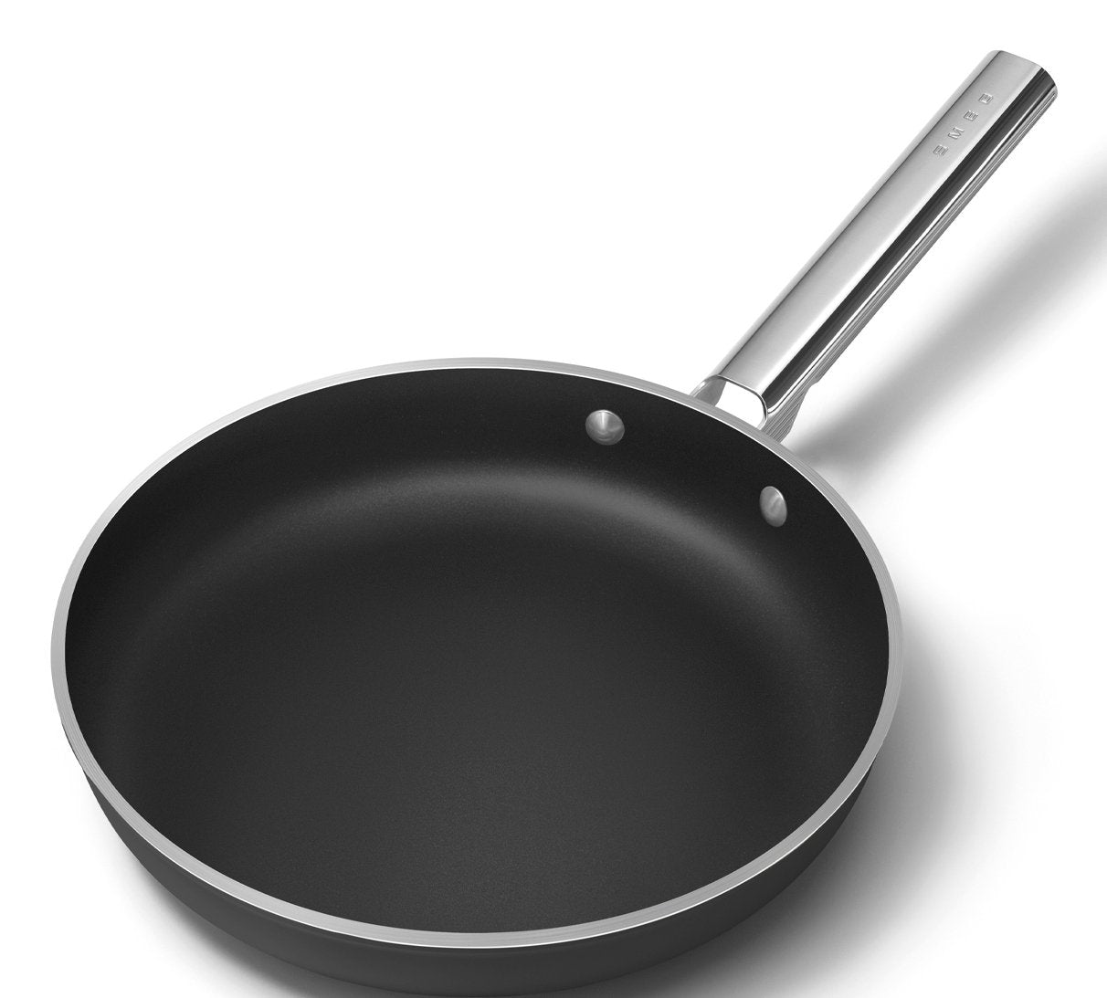 Smeg Fpf2802blm Bratpfanne, 28 Cm, Keramik, Edelstahlgriff, Mattschwarz