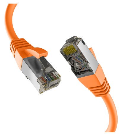 Efb Cat8.1 Naranja 2m Rj45 Cable De Red S Ftp Pimf