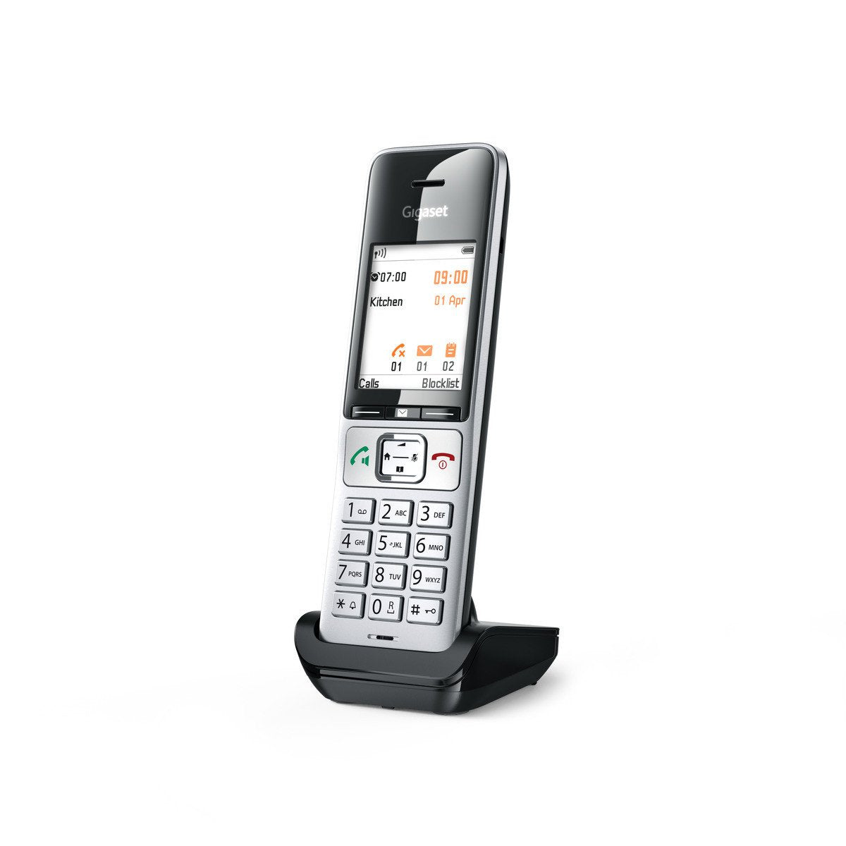 EAN 4250366866062 - Gigaset COMFORT 500HX Teléfono DECT/analógico Identificador de llamadas Negro, Plata imagen 11