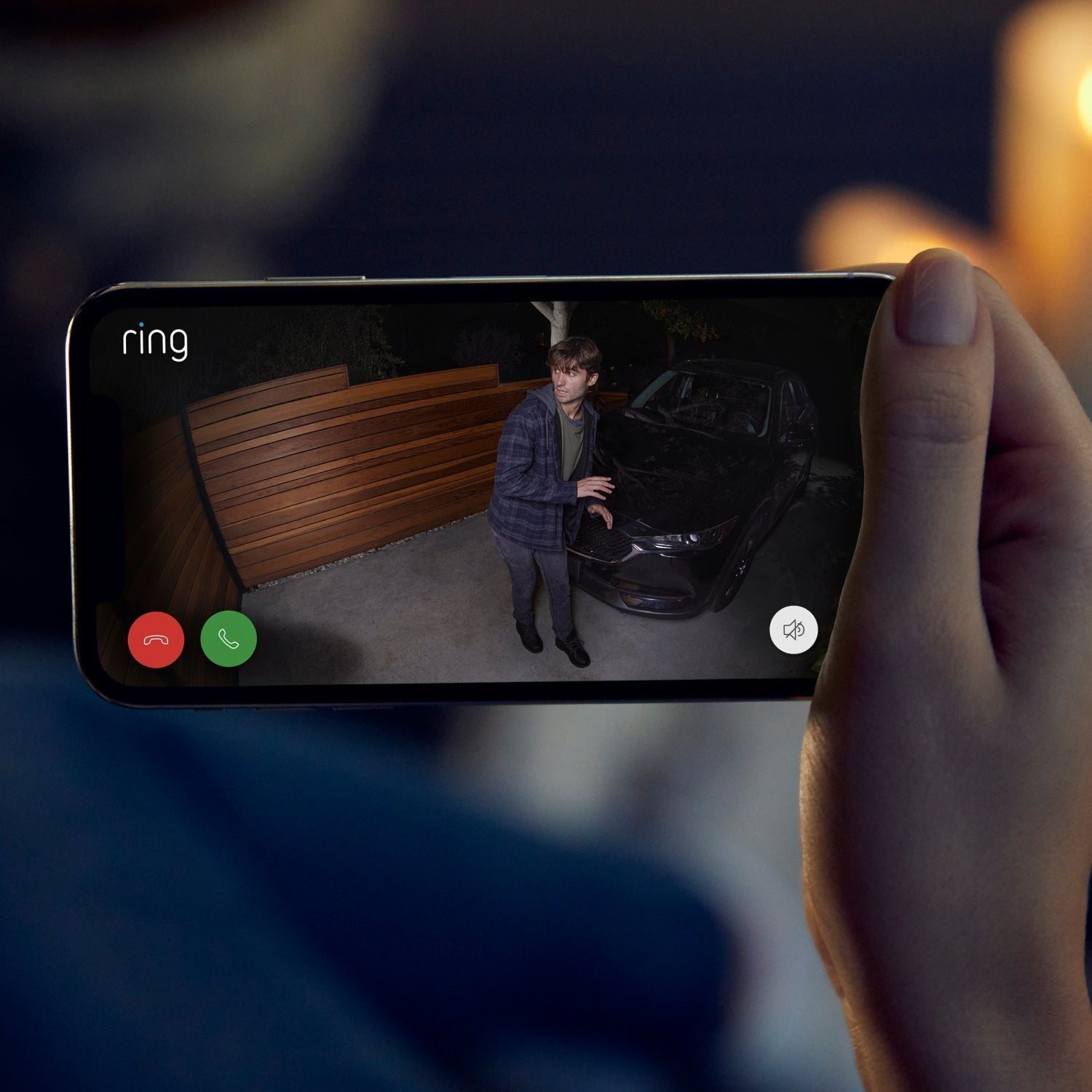 Amazon Ring Spotlight Cam Plus Plug-In Negro