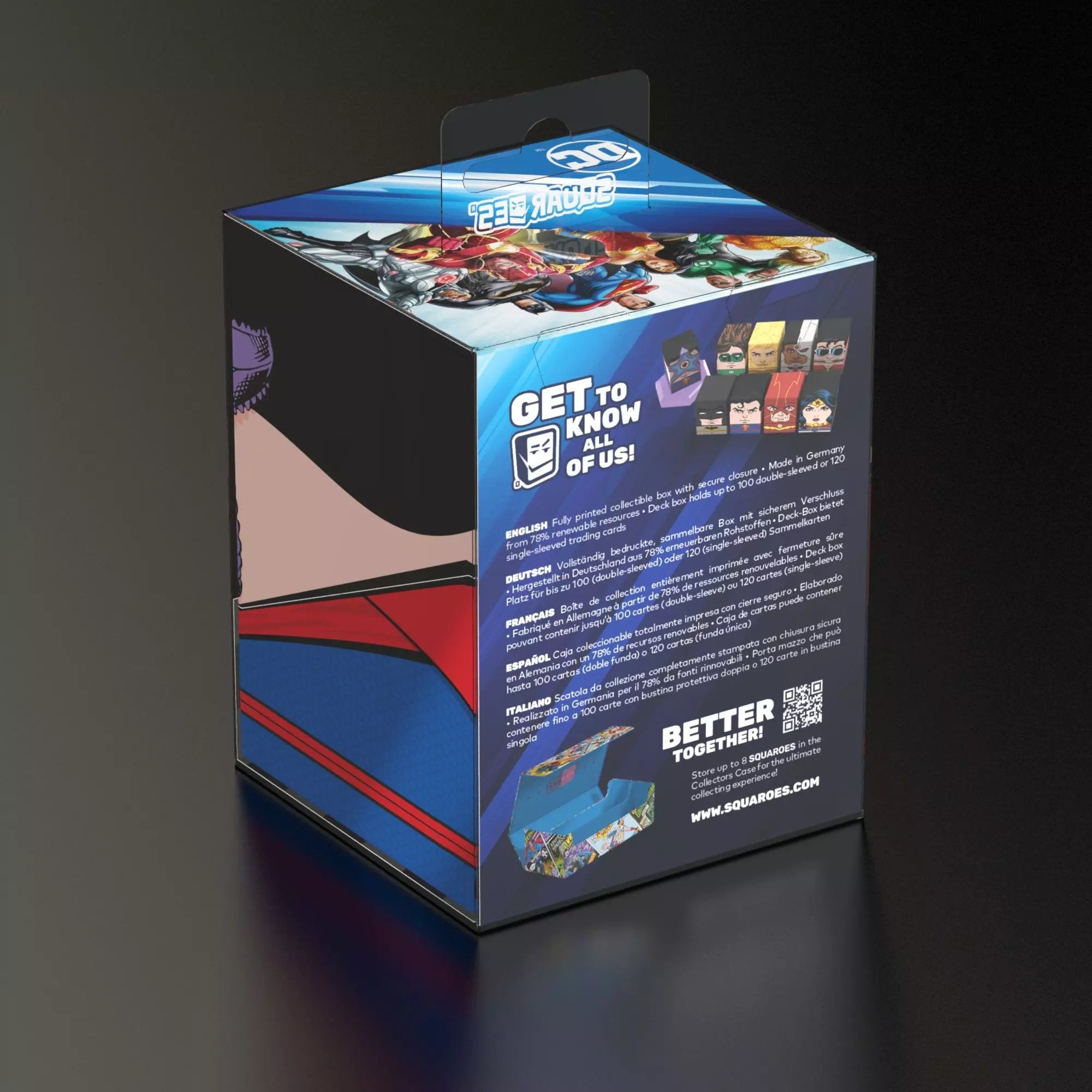 Caja De Mazo Squaroes Dc Justice League Starro