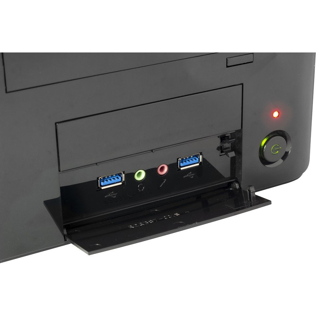 Caja Pc Inter-Tech Mini Itx Mi-008 Negro 2x Usb3.0,138x220x340mm