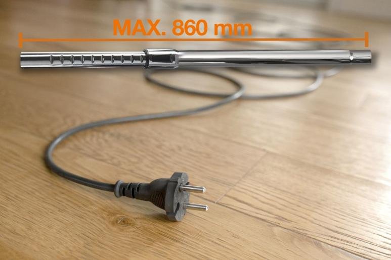 Aspirador Gorenje Vce21sfbkr Con Bolsa, Potencia 850 W, Radio De Trabajo 8 M, Negro