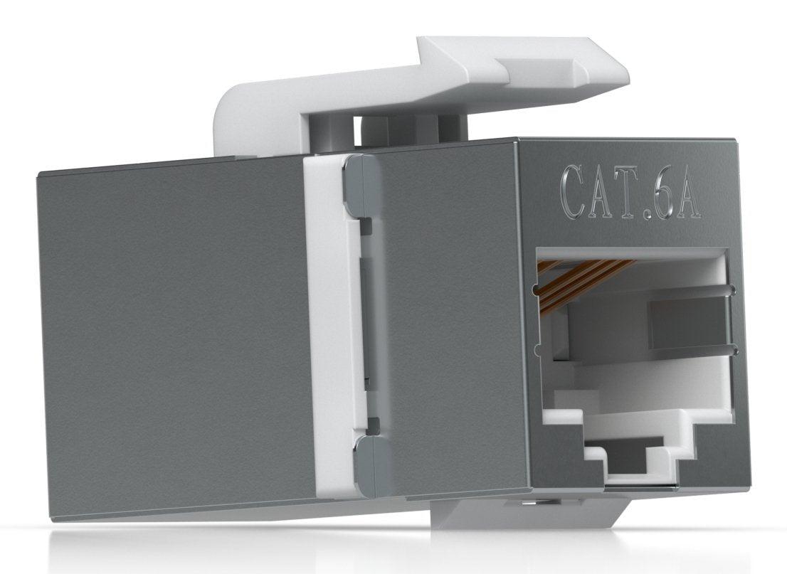 Ubiquiti Uacc-Keystone-Coupler-C6a Pack De 12 Conectores Rj45 Cat6a Para Conectar Cables Ethernet FÁ Cilmente. Permite InstalaciÓ N A PresiÓ N En Un Panel De Conexiones VacÍ O. Compatible Con Uacc-Rack-Panel-Patch-Bl