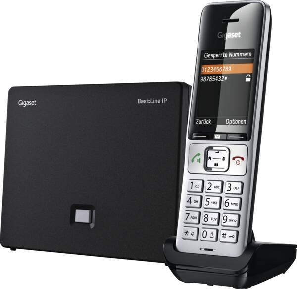 Gigaset Basicline Ip+Comfort 500hx Plata-Schwarz