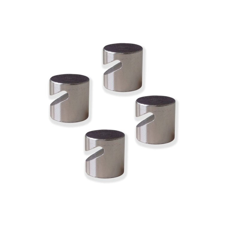 Franken Gmbh Franken - Hakenmagnet - 1,6 Cm Diámetro - Cromo (Paquete De 4)