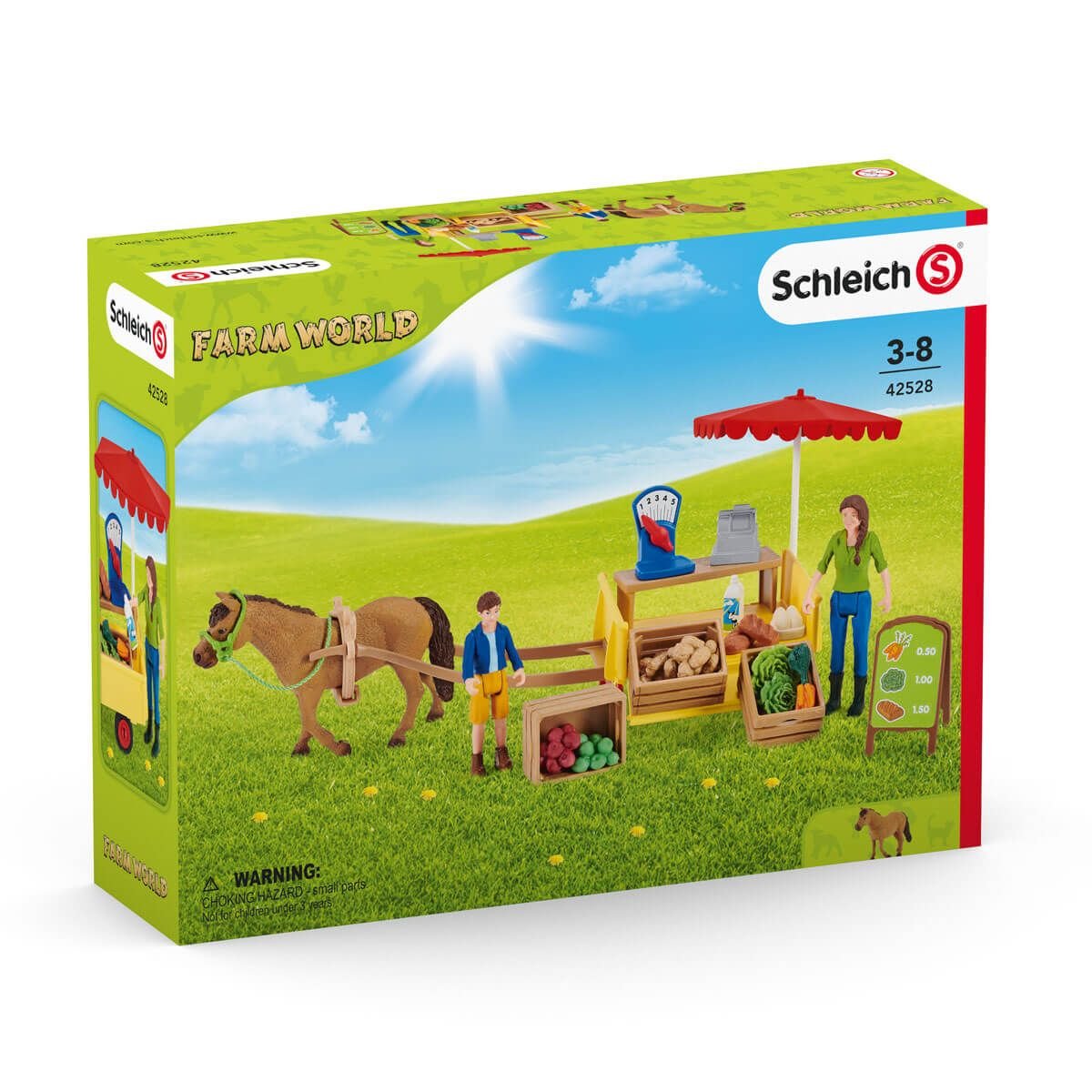 Schleich - Puesto De Granja Móvil Sunny Day (42528)