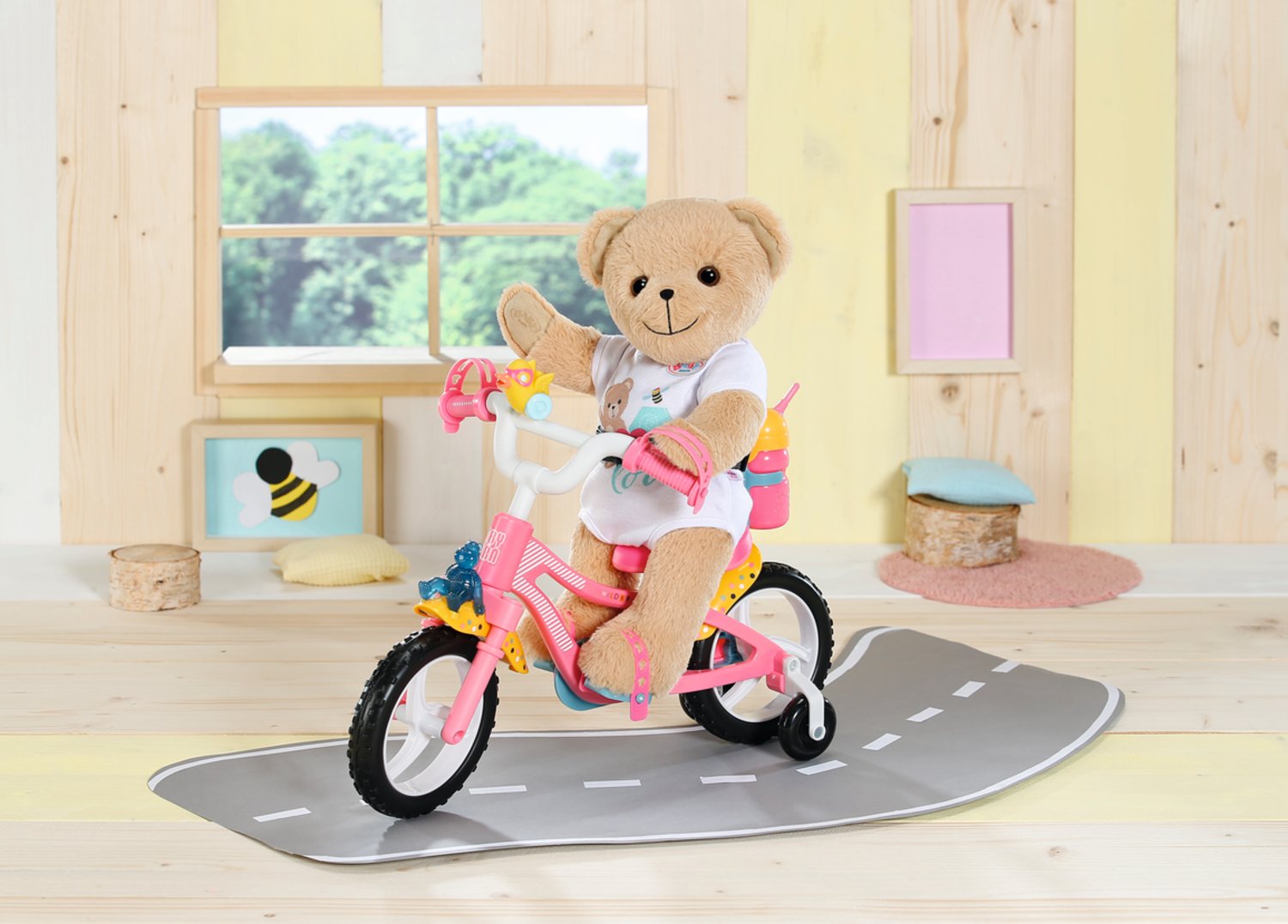 Muñeco Peluche Osito Blanco Baby Born 36cm