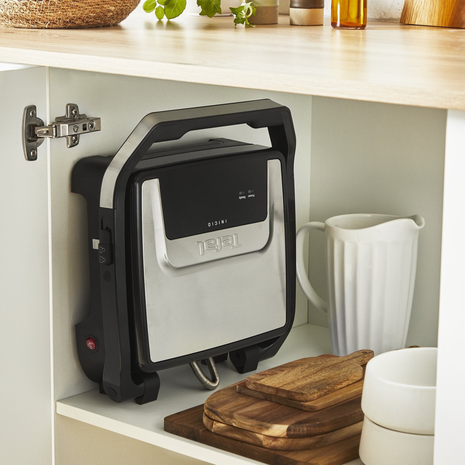 Tefal Inicio Classic Inox Gc271d10 Parrilla Eléctrica De Contacto