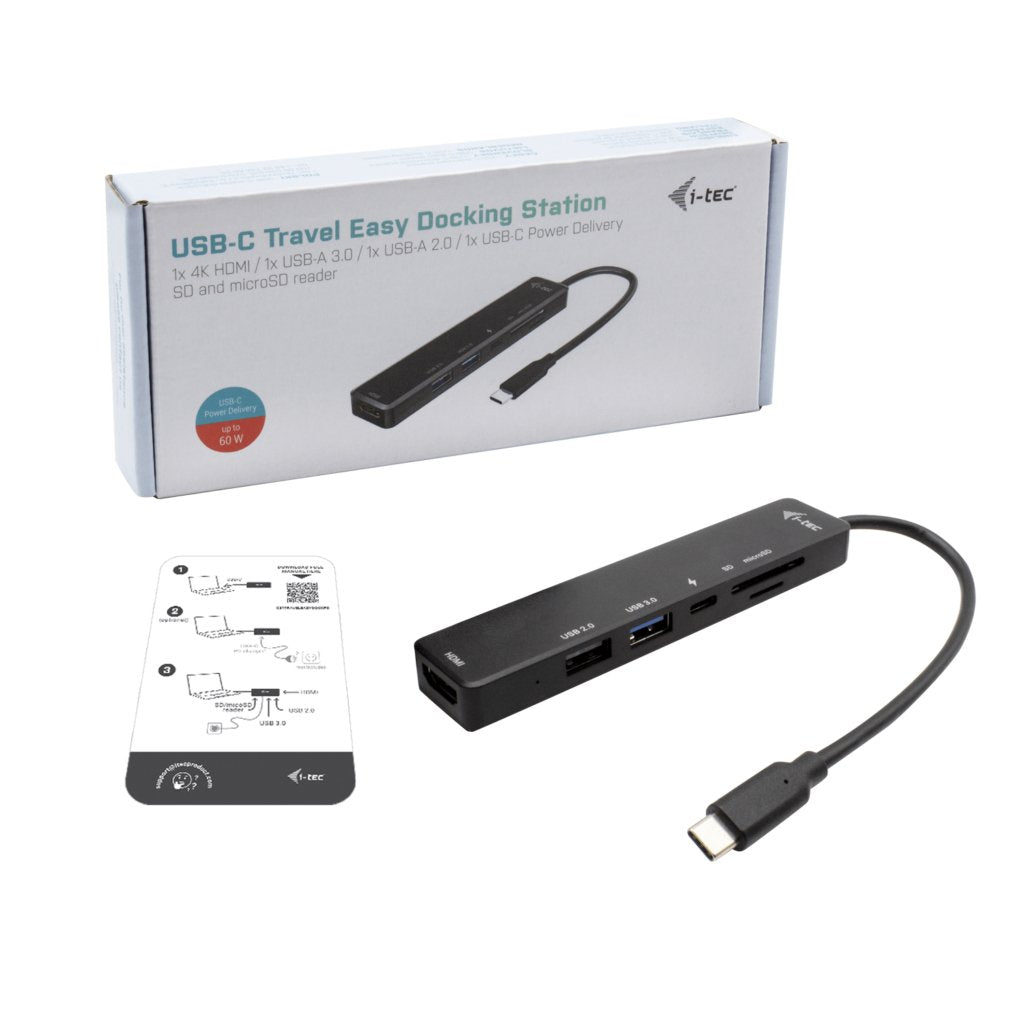 I-Tec Usb-C Travel Easy Dock 4kaccs Hdmi + Power Delivery 60 W