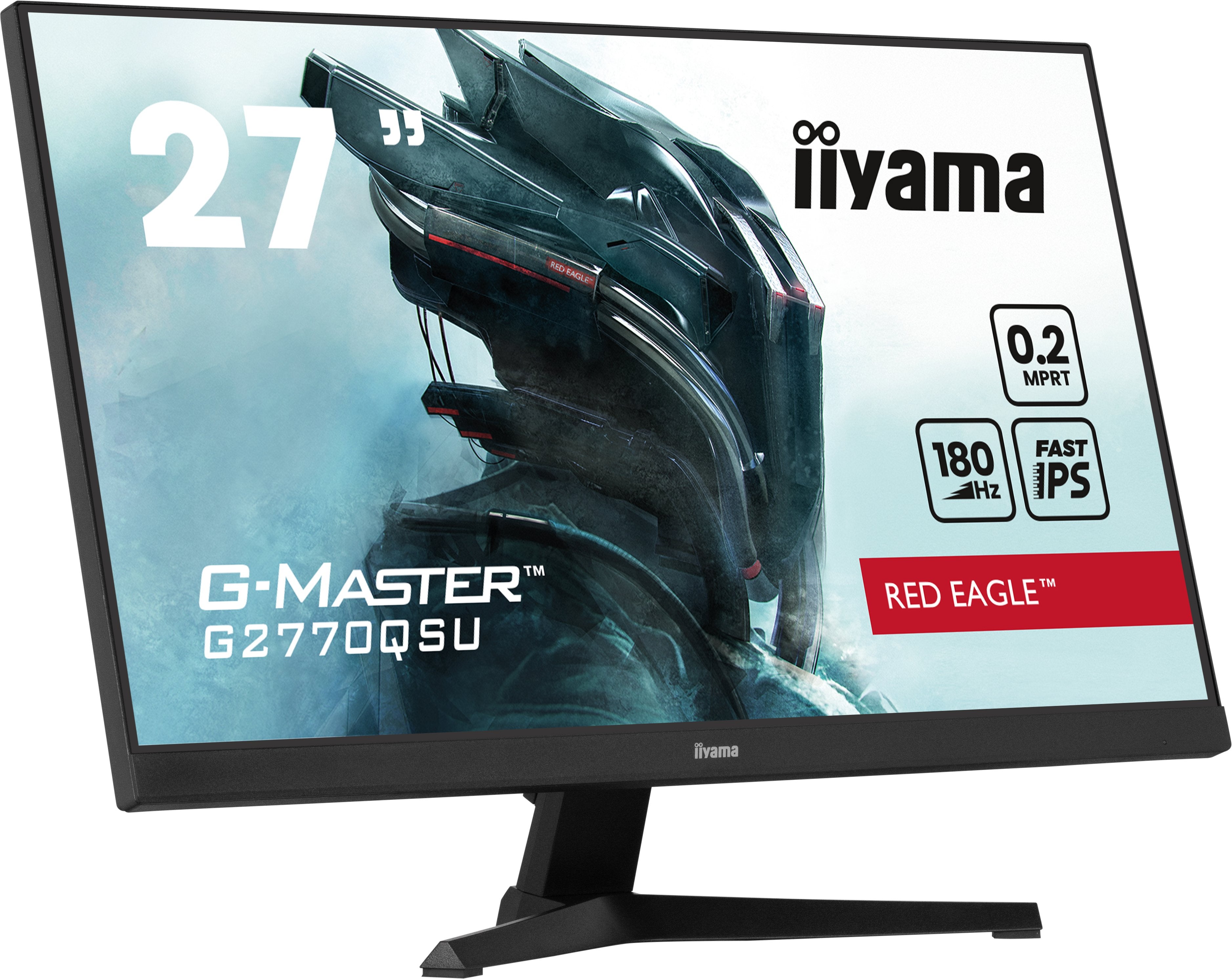 Monitor Iiyama 27" G2770qsu-B6 16:9 Hdmi+Dp+Usb Ips Bl.