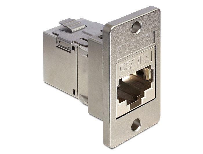 Delock Keystone Halterung 1 Port Para Geräteeinbau 4 Piezas
