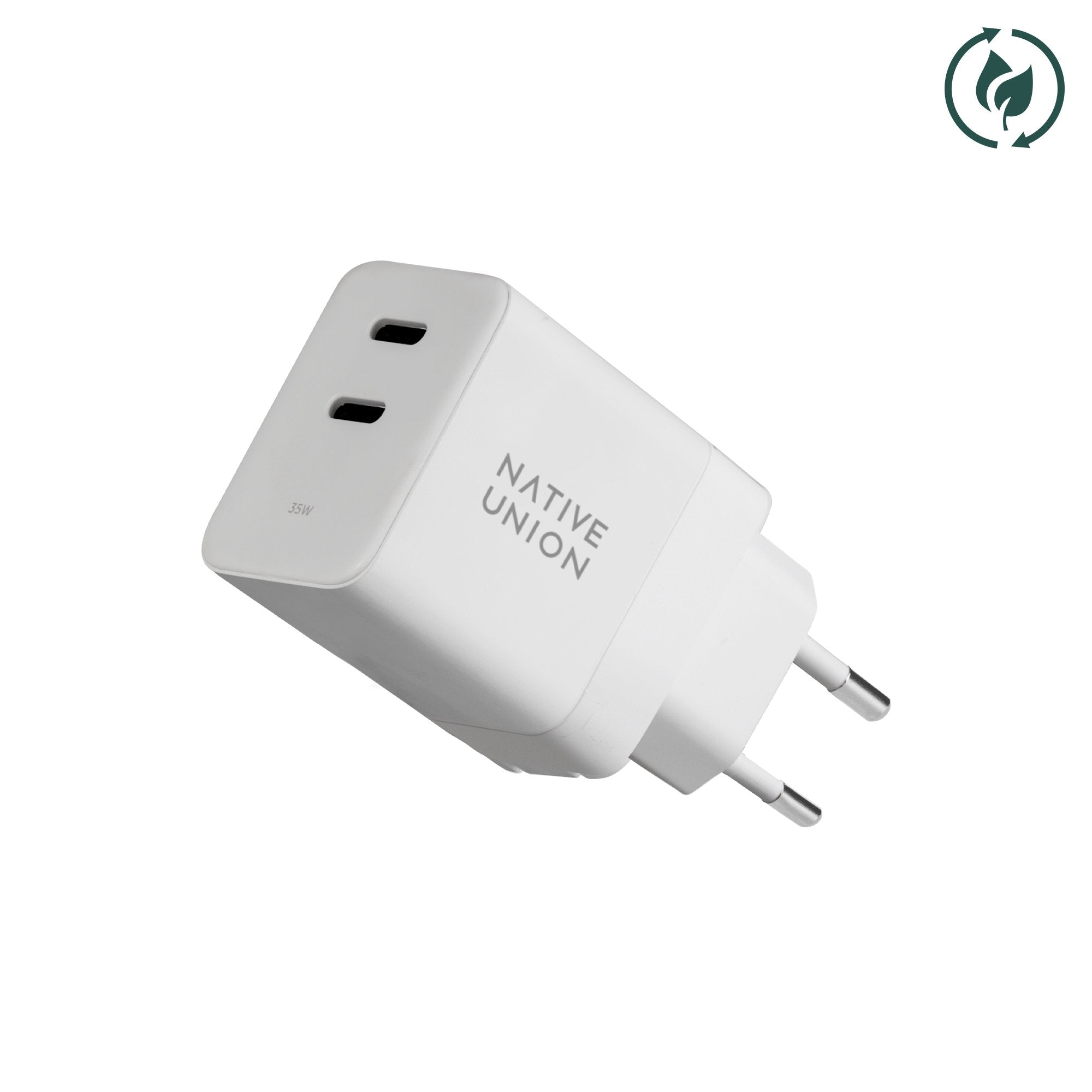Fast Gan Charger 35w. White. Eu