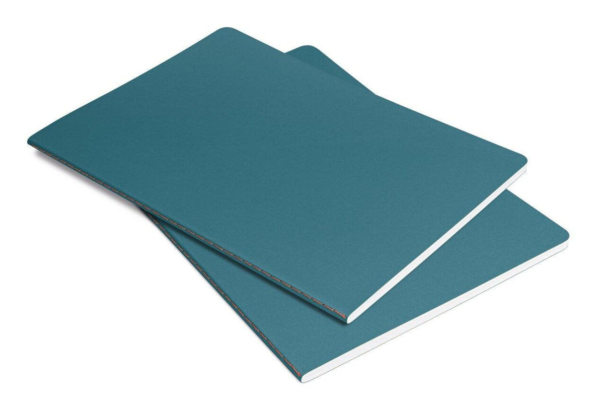 Sigel Notizhefte Linescape Ca. Din A5 Rayado Azul Medio Neon-Orange Softcover - Material De Oficina - A5