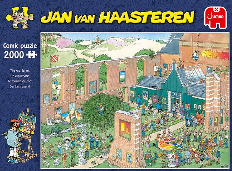 Jumbo Jan Van Haasteren Der Kunstmarkt 2000 Teile Puzzle (20023)
