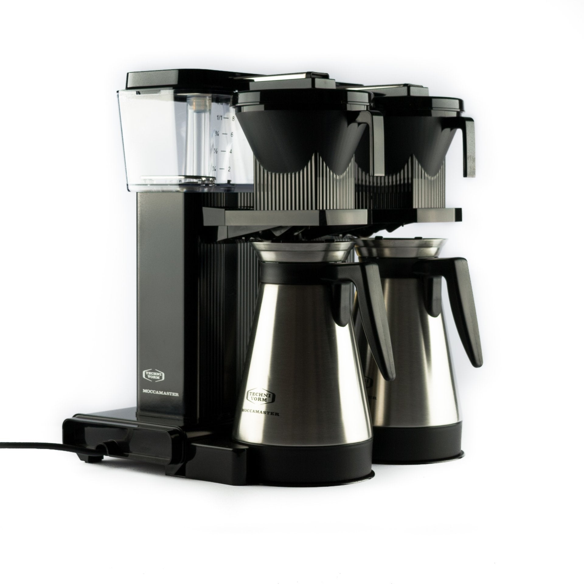 Moccamaster 89402 Filter Kaffeemaschine Kbgt20, 2x 1.25 Liter, 2900 W, Negro