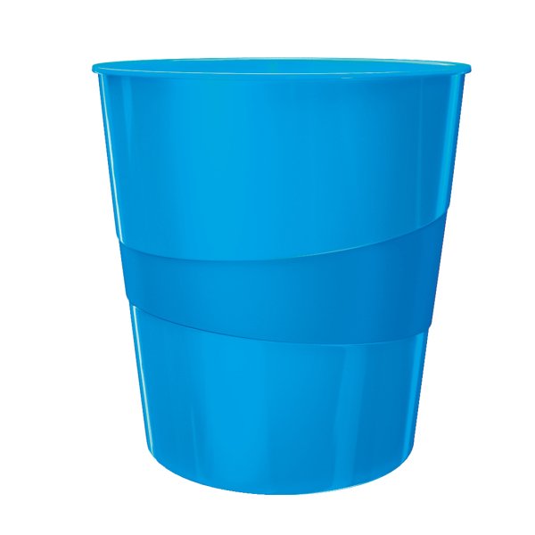 Leitz Papelera Wow Duo Colour 15,0 L Azul